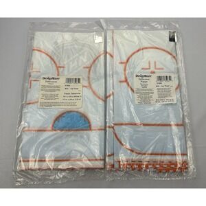 Vintage NHL Ice Time Hockey Tablecovers Lot 2 DesignWare Sealed NOS 54x102 USA